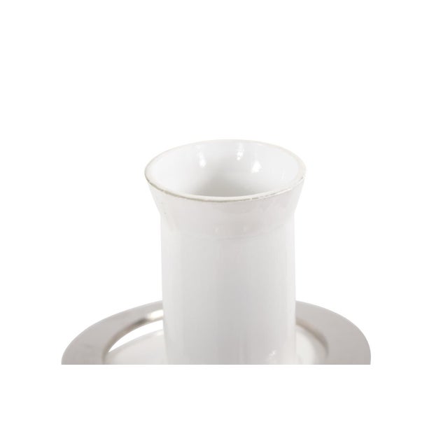 Gray Albrecht Thin Necked Glass Vase- Large For Sale - Image 8 of 11