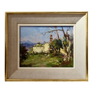 Tony Cardella Corse (Corsica) C.1960 Painting For Sale