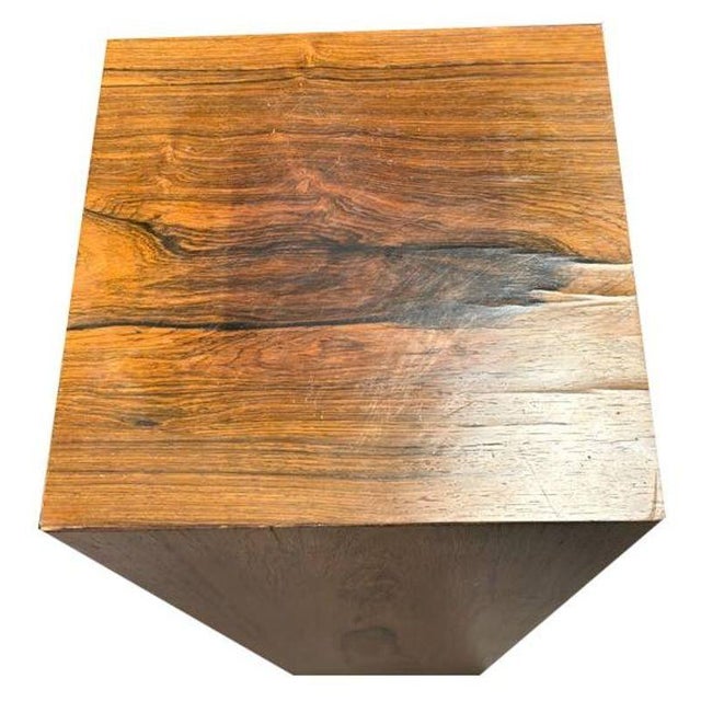 1950s Mid Century Organic Modern Wooden Art or Sculpture Pedestal For Sale - Image 4 of 4