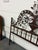 Queen Size Wrought Iron Botanical Scrollwork Headboard For Sale - Image 4 of 12