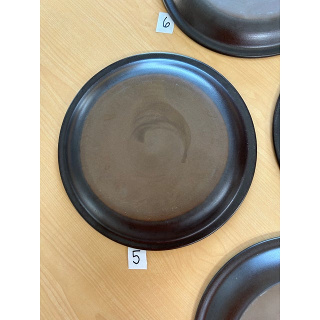 1960s Heathware Dinner Plates- Set of 7 For Sale - Image 12 of 12