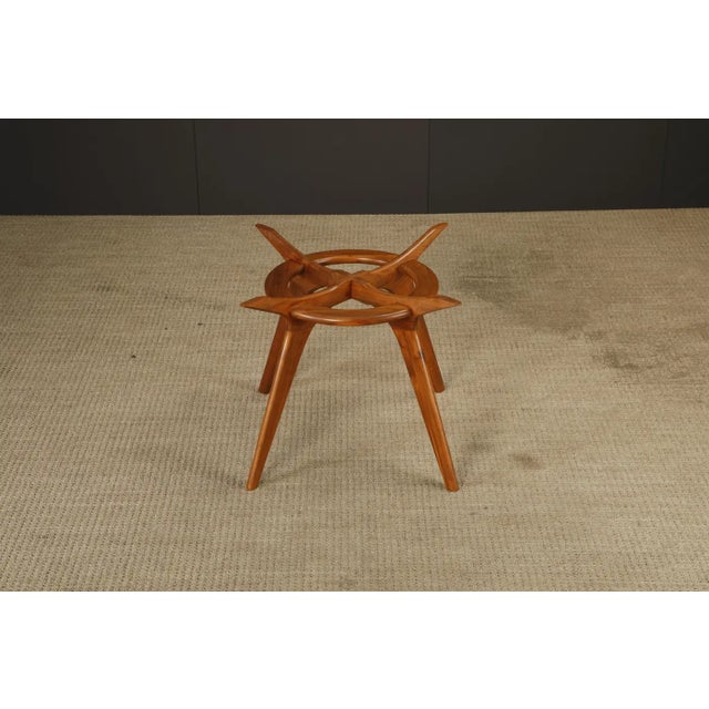 Adrian Pearsall for Craft Associates 'Compass' Dining Table in Walnut, 1960s For Sale - Image 9 of 18