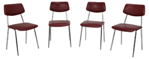Czechoslovakian Chairs, 1970s, Set of 4