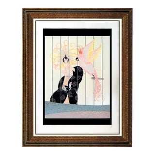 1980s The Bird Cage, Erté For Sale