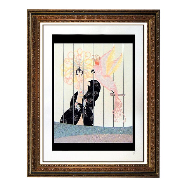 1980s The Bird Cage, Erté For Sale
