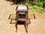 Early 20th Century Antique Solid Oak Vitrine Cabinet Serving Bar Tea Cart Trolley For Sale - Image 5 of 18