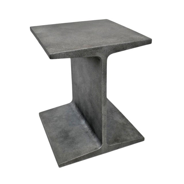 Steel Beam Slice Side Table Chairish