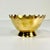 Mid 20th Century Vintage Hollywood Regency Art Deco Brass Crown Bowl After Mottahedeh For Sale - Image 5 of 10