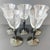 Glass Vintage Set Kristalunie Maastricht Campanula Liqueur Glasses Black Foot Iridescent by Willem Rozendaal, 1930s, Set of 5 For Sale - Image 7 of 7