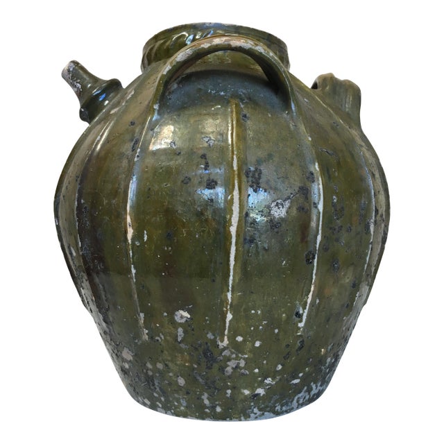 19th Century Terracotta Oil Vessel For Sale