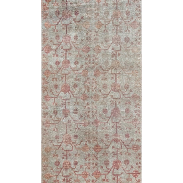 Early 20th Century Early 20th Century Central Asian Khotan Rug For Sale - Image 5 of 15