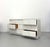 White Vintage Heywood-Wakefield Lacquered 6 - Drawer Chest With Glass Top For Sale - Image 8 of 8