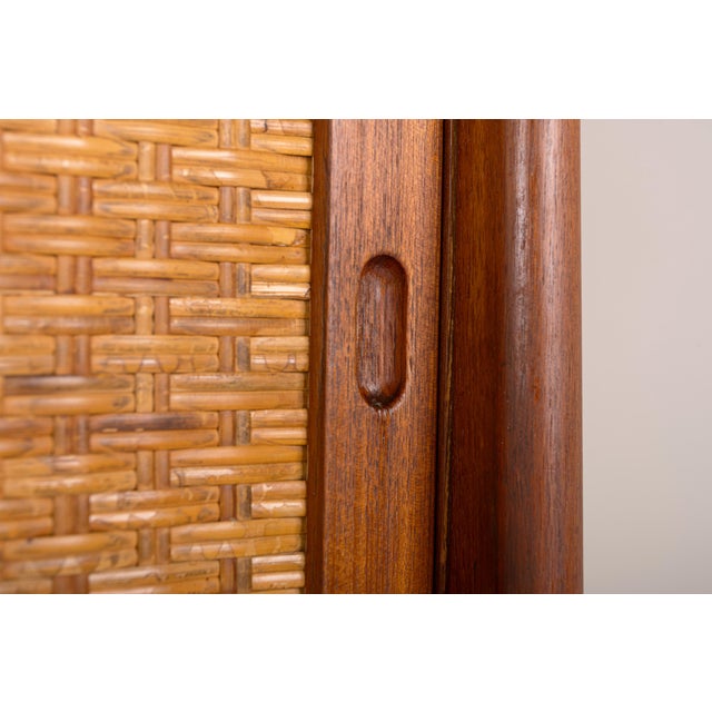 Model Ry20 Sideboard in Teak and Rattan by Hans J. Wegner for Ry Mobler, 1950s For Sale - Image 6 of 14
