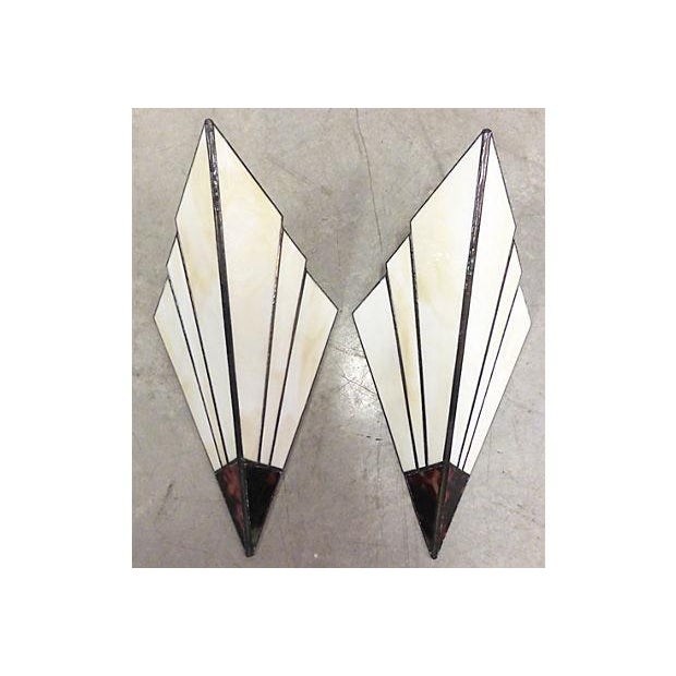 Art Deco Style Sconces A Pair Chairish