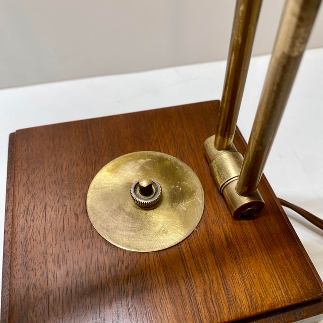 1970s Mid-Century Modern Tensor Brass Desk Lamp For Sale In Cincinnati - Image 6 of 10