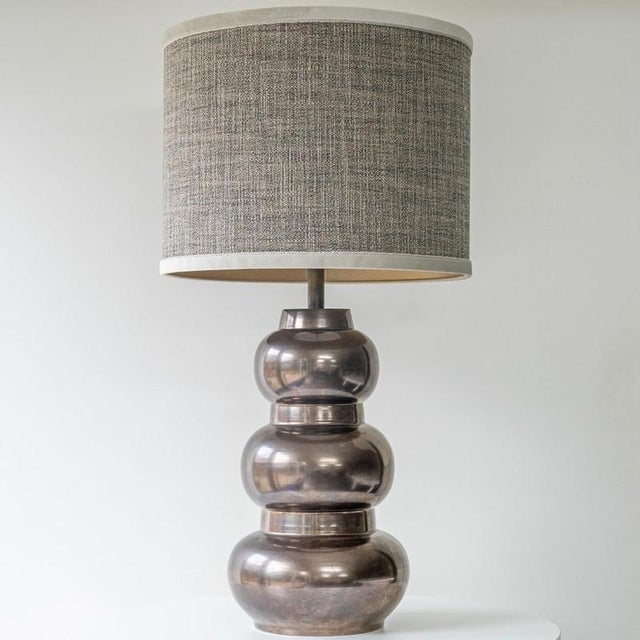 Tiered Spherical Chrome Table Lamp by R. Houben, 1970 For Sale - Image 12 of 13