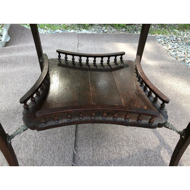 Antique English Queen Anne Walnut Table For Sale In Boston - Image 6 of 10