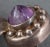 Vintage Taxco Mexican Silver Amethyst Earrings For Sale In New York - Image 6 of 8