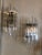 Chrome Vintage Hollywood Regency Chrome and Lucite Lucite Wall Light Sconces - A Pair For Sale - Image 8 of 12