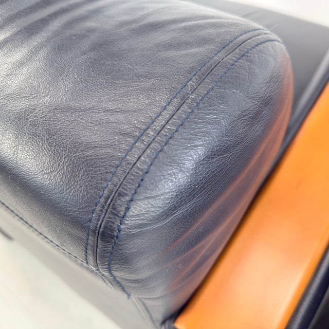 Art Deco Leather Lounge Chairs - A Pair For Sale - Image 11 of 11