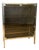 Brass and Smoked Glass Display Case, 1970s For Sale