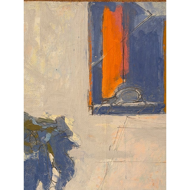 1960s Evening Window, 1966, Oil Painting on Canvas For Sale - Image 5 of 7