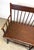 19th Century American Windsor Faux Bamboo Shaker Style Spindled 8-Leg Settee / Bench For Sale - Image 10 of 12