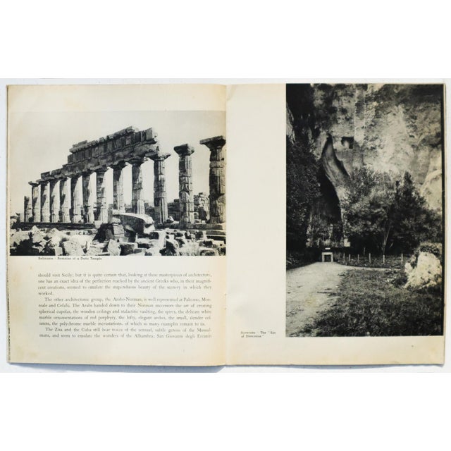 1938 Italian Travel and Tourism Pamphlet, Sicily For Sale - Image 4 of 4