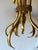 Gold Florentine Style Gilt Metal Chandelier with Amber-Tinted Glass Shades, 1960s For Sale - Image 8 of 13
