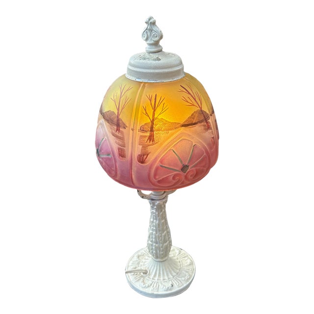 1930s Art Deco Boudoir Lamp For Sale