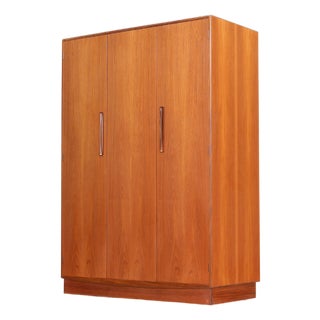 Mid Century Teak Triple Armoire by Vb Wilkins for G Plan For Sale