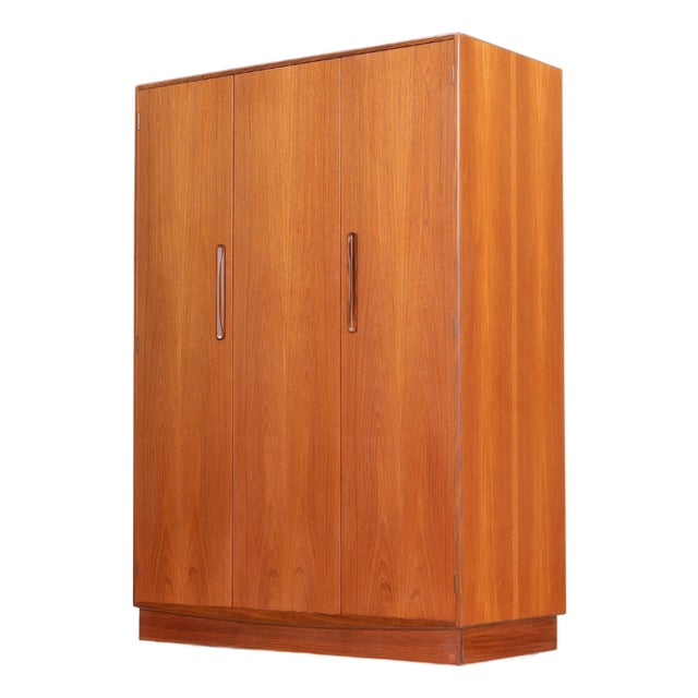 Mid Century Teak Triple Armoire by Vb Wilkins for G Plan For Sale