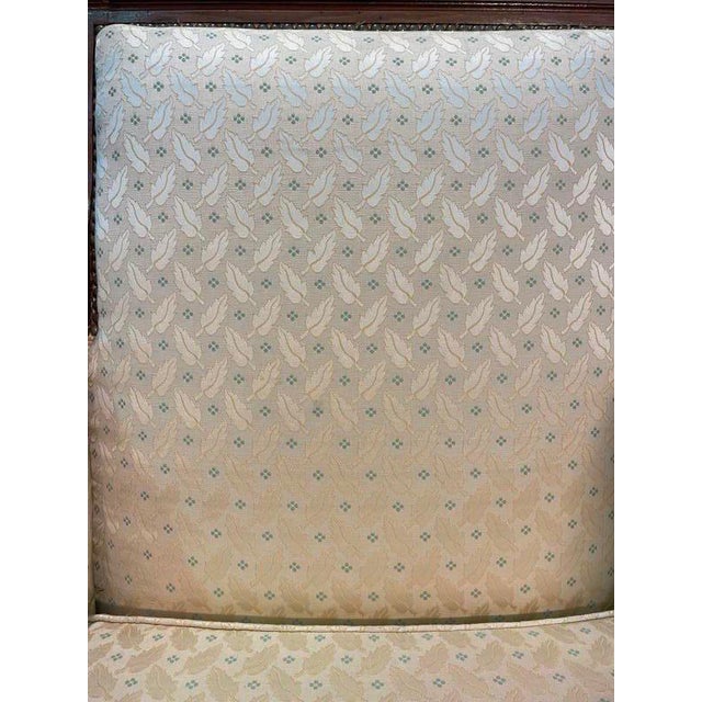 Louis XVI Style Bergere Chairs, Set of 2 For Sale - Image 6 of 8
