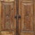 Nightstand constructed from antique Indian teakwood door panels and architectural elements, showcasing the depth, patina,...