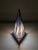 Pyramid Table Lamp in Iron and Hand-Blown Glass For Sale - Image 9 of 9