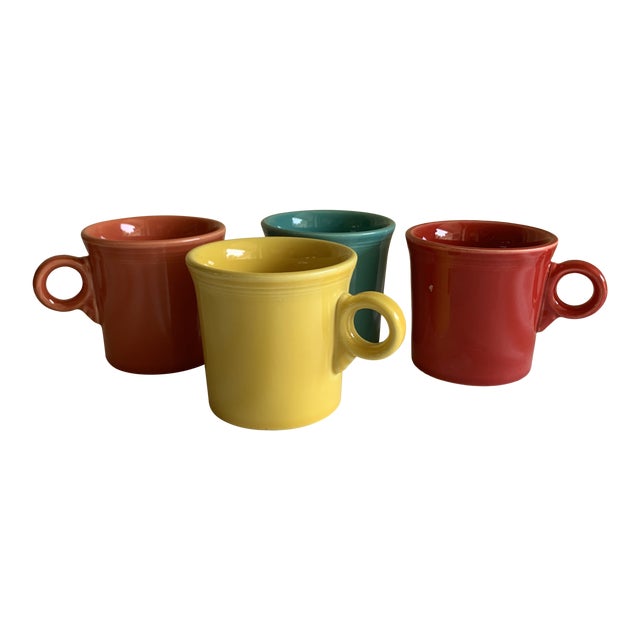 Assortment of Fiesta Ware Mugs, Set of Four Chairish