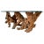 Vintage Sculptural Natural Burlwood Root Dining Table With Rectangular Glass Top For Sale - Image 18 of 18
