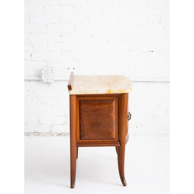 Burlwood and Marble Nightstands in Style of Paolo Buffa, a Pair For Sale - Image 17 of 17