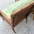 Vintage Hollywood Regency Faux Bamboo and Cane Green Tufted Lounge Chairs For Sale - Image 9 of 12