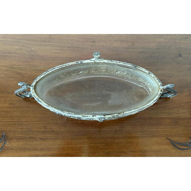 Small Art Nouveau Jardinière with Original Glass, 1890s For Sale - Image 10 of 14