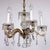 Brass-Lead Crystal Five-Light Chandelier from H.Richter, 1960s For Sale - Image 9 of 13