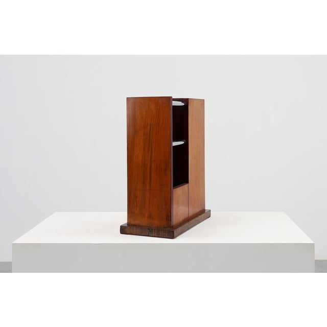 Art Deco Early Umbrella Stand in Wood and Metal, France, 1910s For Sale - Image 5 of 12