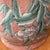 Pink Vintage Large Chinoiserie Large Porcelain Koi Fish Bowl Planter Floral Motif For Sale - Image 8 of 12