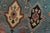 Heriz Rug 5’10” X 8’11” Blue Wool Vintage Tribal Hand-Knotted Oriental Carpet For Sale - Image 4 of 13