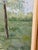 Mid 20th Century Large Impressionist Style Tree-Lined Landscape Oil Painting in Gilt Frame – 41.5” X 41.25” For Sale - Image 9 of 17