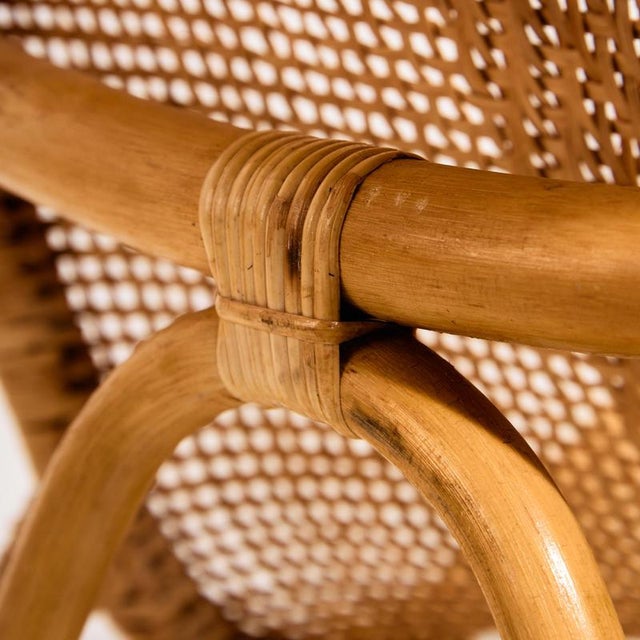 Italian Bamboo Chair, 1960s For Sale - Image 15 of 18