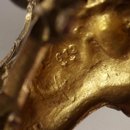 Gilded Bronze Banner Top For Sale - Image 10 of 11