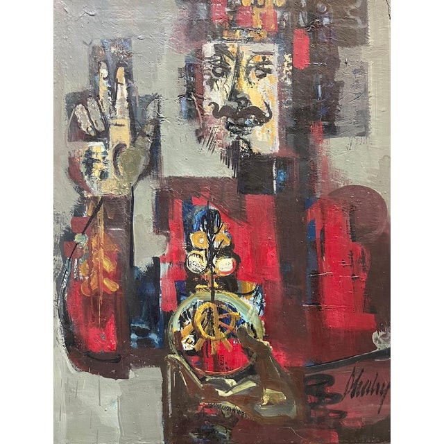 Frank Chabry, The Initiate, Oil on Canvas For Sale - Image 10 of 10