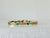 Vintage 14k Yellow Gold Emerald & Diamond Bar-Link Bracelet For Sale - Image 14 of 15