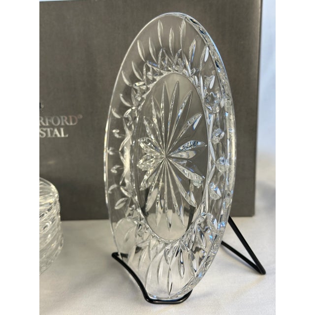 1980s Waterford Crystal Lismore Accent Salad Plates – 8", Pattern W101663 - Set of 6 For Sale - Image 9 of 9